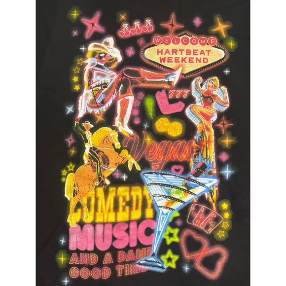 Hartbeat Weekend Las Vegas Hoodie Sweatshirt Heavyweight Mens Large 100% Cotton - Picture 1 of 7